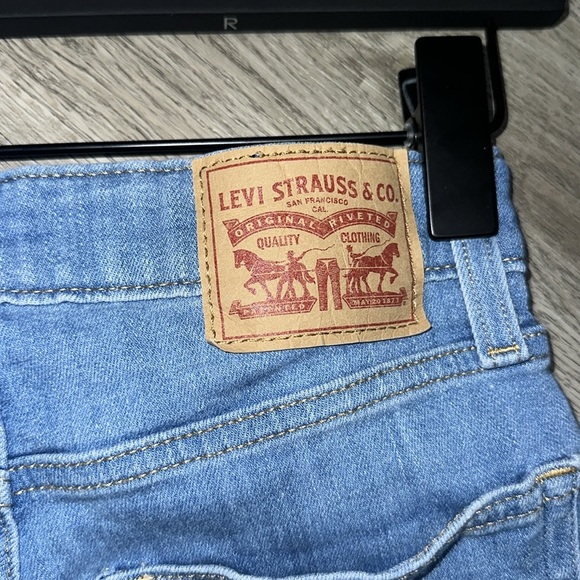 Levi's 726 Flare Bootcut Light Blue Jeans SKU003 - Picture 5 of 8